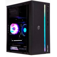 GABINETE GAMER ATX LIKETEC MID TOWER RGB C/ 1 FAN LATERAL ACRILICO - PRETO