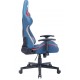 CADEIRA GAMER ELG RECLINAVEL ALMOFADA CABEÇA C/ APOIO LOMBAR BRAÇOS - AZUL E VERMELHO