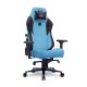 CADEIRA GAMER DT3 RECLINAVEL DESCANÇO BRAÇO C/ ALMOFADA - PRETO E AZUL