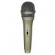 MICROFONE DINAMICO PROFISSIONAL KARAOKE C/ CABO 3M P10 - DOURADO