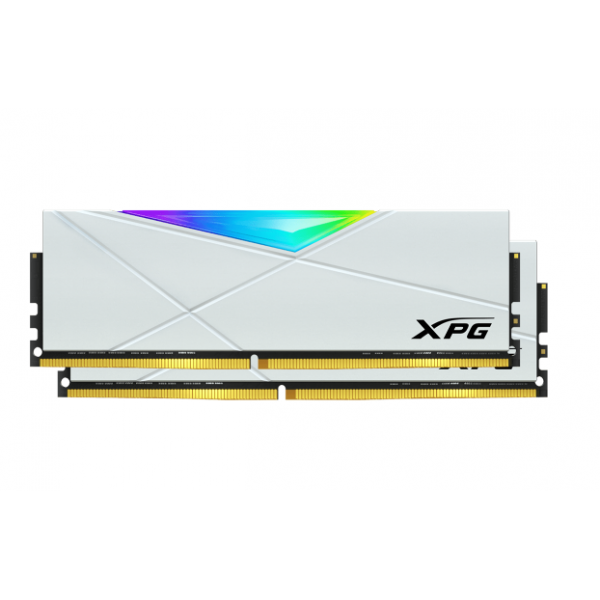 MEMÓRIA RAM GAMER XPG RGB 16GB 2X8GB 3200MHZ DDR4 BRANCO