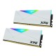 MEMORIA RAM GAMER XPG RGB 16GB 2X8GB 3200MHZ DDR4 - BRANCA