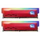 MEMORIA RAM GEIL 16GB (2X8GB) DDR4 3200MHZ RGB - VERMELHA