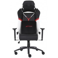 CADEIRA GAMER SUPERFRAME RECLINAVEL C/ APOIO BRA&Ccedil;OS - PRETA BRANCA E VERMELHA