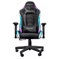 CADEIRA GAMER GALAX RGB RECLINAVEL C/ APOIO BRA&Ccedil;OS - PRETA