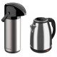 KIT CHALEIRA ELETRICA INOX 1,8L 1500W C/ GARREFA TERMICA INOX 1L