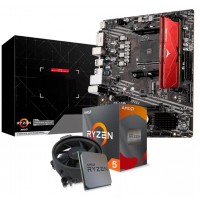 KIT PROCESSADOR RYZEN SIX CORE PLACA MAE AM4 C/ MEMORIA RAM 16GB (2X8GB) DDR4