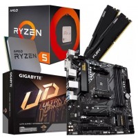 KIT PROCESSADOR RYZEN SIX CORE PLACA MAE AM4 DDR4 C/ MEMORIA RAM 16GB (2X8GB) DDR4