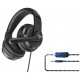 FONE DE OUVIDO HEADSET GAMER DMGO P3 C/ MICROFONE CABO 1.2M - PRETO