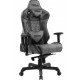 CADEIRA GAMER TECHINI RECLINAVEL C/ APOIO BRAÇOS - PRETA E CINZA