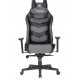 CADEIRA GAMER TECHINI SPORT RECLINAVEL C/ APOIO CABEÇA BRAÇOS - PRETA E CINZA
