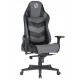 CADEIRA GAMER TECHINI SPORT RECLINAVEL C/ APOIO CABEÇA BRAÇOS - PRETA E CINZA