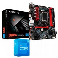 KIT PLACA MAE GIGABYTE INTEL LGA 1700 DDR4 + PROCESSADOR INTEL I5 SIX CORE 12 GERA&Ccedil;AO