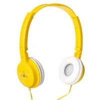 FONE DE OUVIDO HEADSET CAMPING P3 DOBRAVEL C/ MICROFONE LAPELA - AMARELO