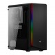 GABINETE AEROCOOL MID TOWER RGB C/ LATERAL ACRILICO - PRETO