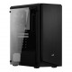 GABINETE AEROCOOL MID TOWER RGB C/ LATERAL ACRILICO - PRETO