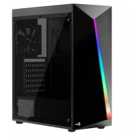 GABINETE GAMER AEROCOOL MID TOWER RGB C/ LATERAL ACRILICO - PRETO