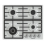 COOKTOP A GAS HISENSE 4 QUEIMADORES 220V C/ PAINEL DE CONTROLE - INOX