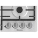 COOKTOP A GAS HISENSE 4 QUEIMADORES 220V C/ PAINEL DE CONTROLE - INOX