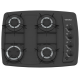 COOKTOP A GAS VENAX 4 QUEIMADORES AUTOMATICO C/ ESMALTADO BIVOLT - PRETO