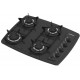 COOKTOP A GAS VENAX 4 QUEIMADORES AUTOMATICO C/ ESMALTADO BIVOLT - PRETO