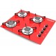 COOKTOP A GAS CHAMALUX 4 QUEIMADORES 7450W C/ ULTRA CHAMA BIVOLT