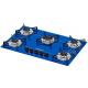COOKTOP A GAS CHAMALUX 5 QUEIMADORES 9200W C/ ULTRA CHAMA BIVOLT 