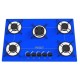 COOKTOP A GAS CHAMALUX 5 QUEIMADORES 9200W C/ ULTRA CHAMA BIVOLT 