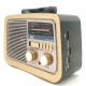 RADIO RETRO MP3 PORTATIL ALTOMEX 5W AM FM / BLUETOOTH USB
