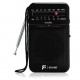 RADIO DE BOLSO MP3 PORTATIL FSOUND AM FM C/ ALÇA - PRETO