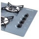 COOKTOP A GAS CHAMALUX 4 QUEIMADORES 7450W C/ ULTRA CHAMA BIVOLT