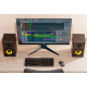 PAR DE CAIXAS DE SOM EM MADEIRA EDIFIER 24W C/ Woofer de 4 POL