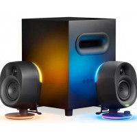 CAIXA DE SOM GAMER RGB STELLSERIES C/ BLUETOOTH USB - PRETA