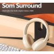 FONE DE OUVIDO HEADPHONE LENOVO BLUETOOTH 40MM C/ MICROFONE