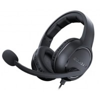 FONE DE OUVIDO HEADSET GAMER COUGAR 50MM P3 C/ CANCELAMENTO RUIDO - PRETO