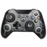 CONTROLE SEM FIO XBOX ONE COMPAIVEL PC PS3 C/ MICRO-USB - PRETO