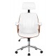 CADEIRA DE ESCRITORIO KOPENHAGEN PRESIDENTE GIRATORIA C/ APOIO CABEÇA BRAÇOS