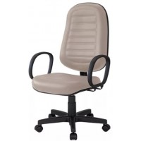 CADEIRA DE ESCRITORIO PRESIDENTE GIRATORIA C/ RODIZIO APOIO BRA&Ccedil;OS