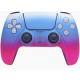 CONTROLE PLAYSTATION 5 CUSTOMIZADO SEM FIO C/ BLUETOOTH - AZUL E ROSA