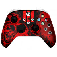 CONTROLE XBOX ONE SERIES XS ALTA PERFORMANCE SEM FIO C/ PADDLES - VERMELHO