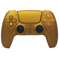 CONTROLE PLAYSTATION 5 CUSTOMIZADO SEM FIO C/ BLUETOOTH - GOLDEN