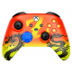 CONTROLE XBOX ONE SERIES XS SEM FIO ED. DRAGON FLAMES C/ PADDLES