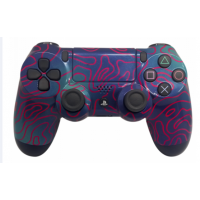 CONTROLE PLAYSTATION 4 SEM FIO C/ BLUETOOTH - ROXO