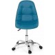 CADEIRA DE ESCRITORIO GIRATORIA IMPERIO BRAZIL C/ ESTOFADO COURO SINTETICO