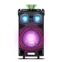 CAIXA DE SOM AMPLIFICADA NOVIK 500W LED C/ BLUETOOTH SD MICROFONE