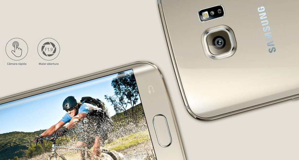 SMARTPHONE GALAXY S6 OCTA CORE 64bits 32GB ANDROID 5 TELA FULL HD 5.7 WIFI 4G CAM 16MPX