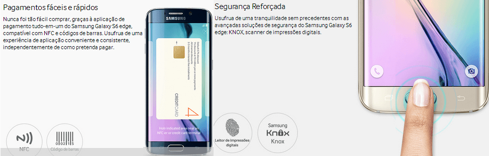 SMARTPHONE GALAXY S6 OCTA CORE 64bits 32GB ANDROID 5 TELA FULL HD 5.7 WIFI 4G CAM 16MPX