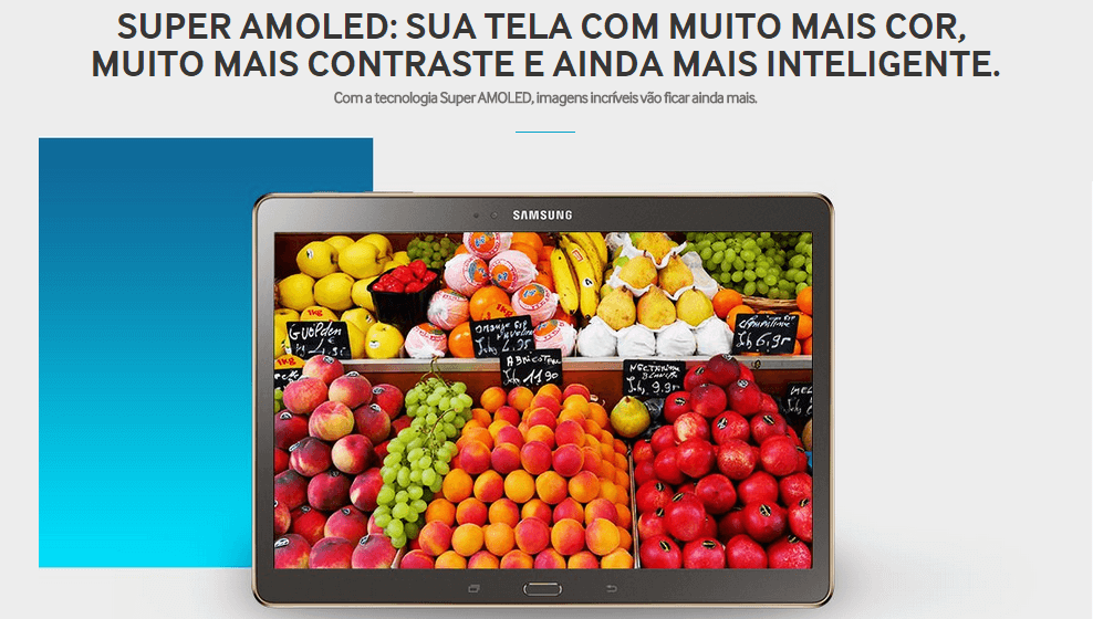 TABLET SAMSUNG WIFI TELA 10 ANDROID 4 DUAL QUAD 3.2GHz